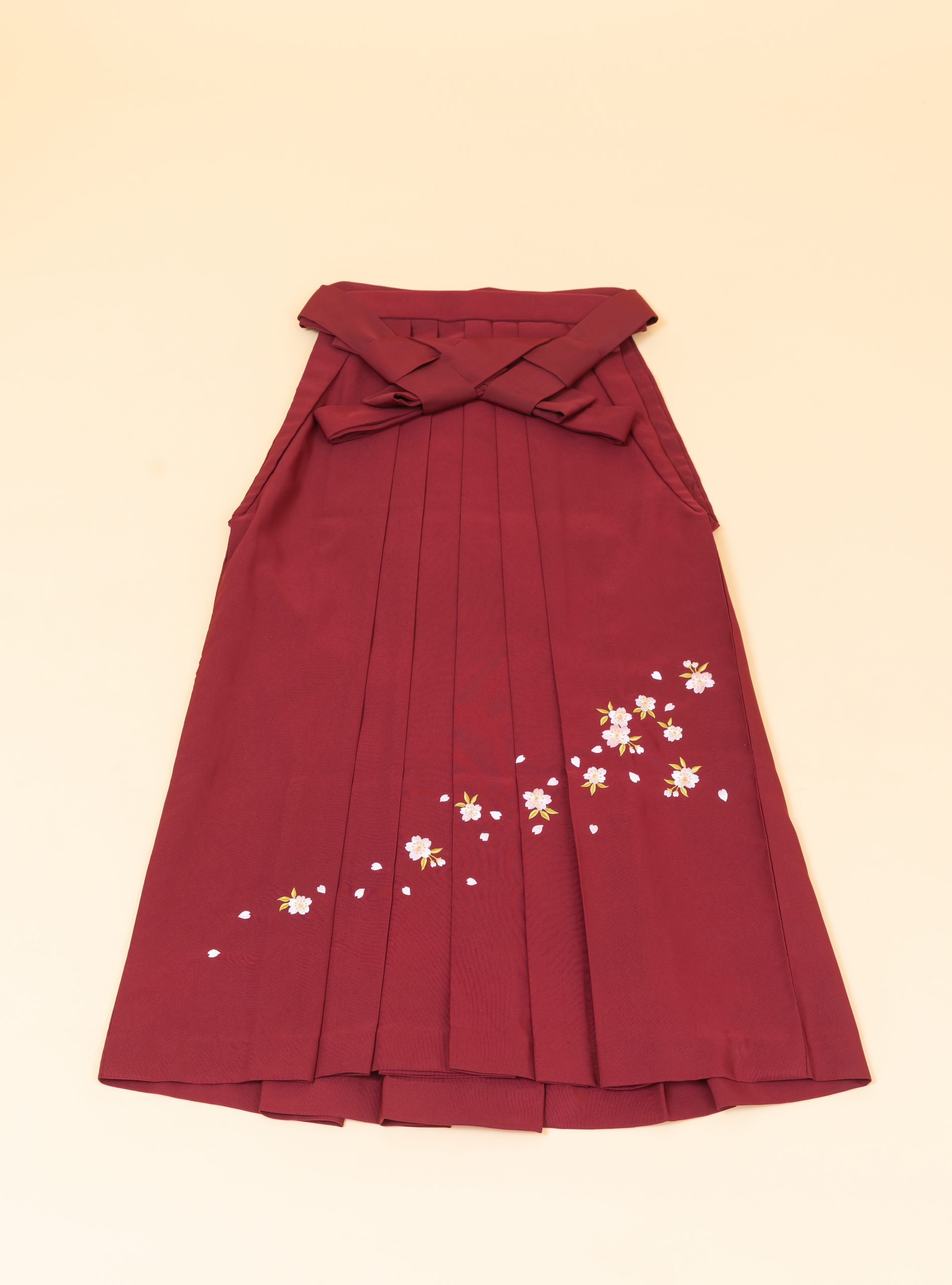 エンジ 小桜刺繍（920285）